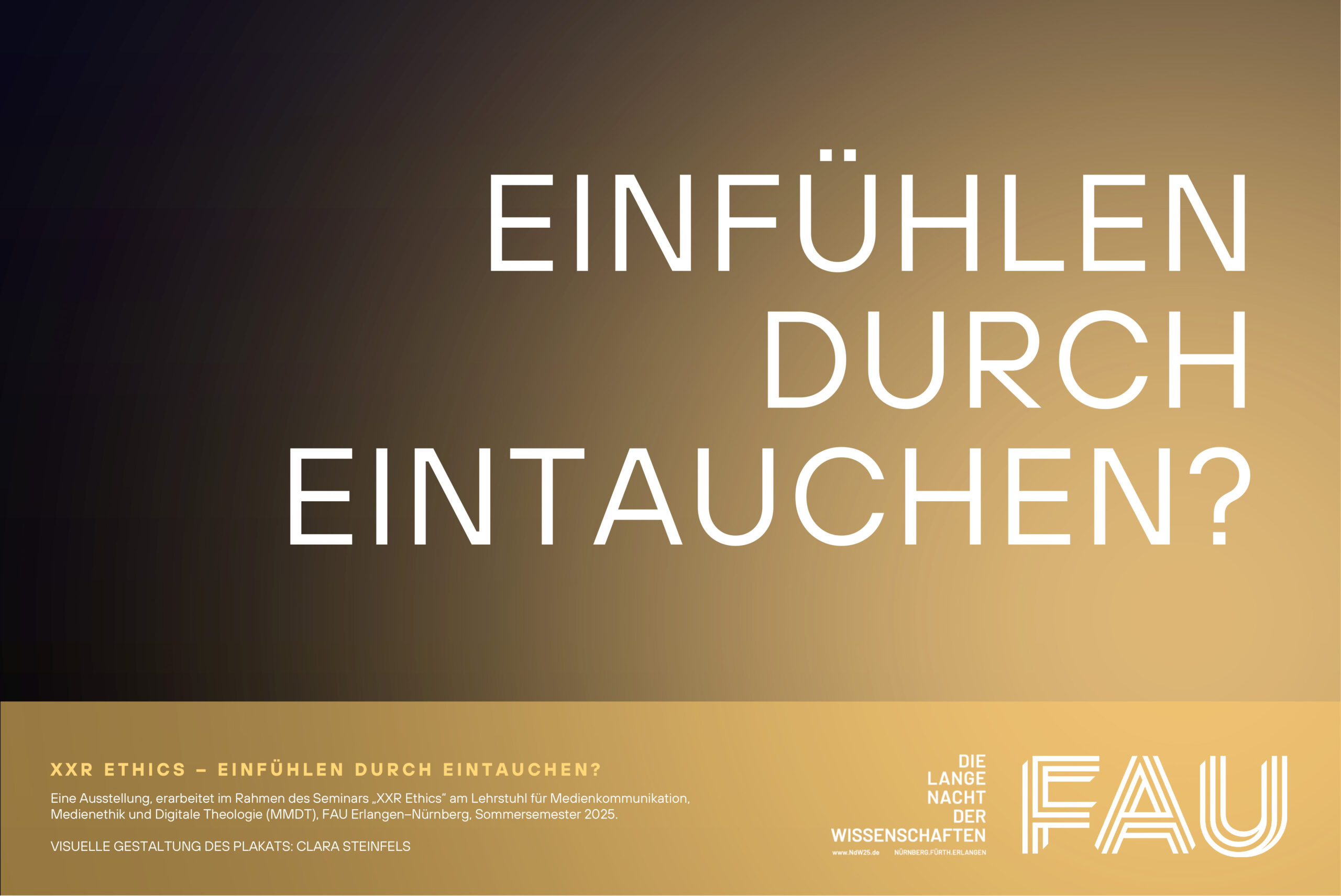 „XXR Ethics“ Seminar an der FAU Erlangen: Fünf Fragen an die drei Seminarleiter:innen